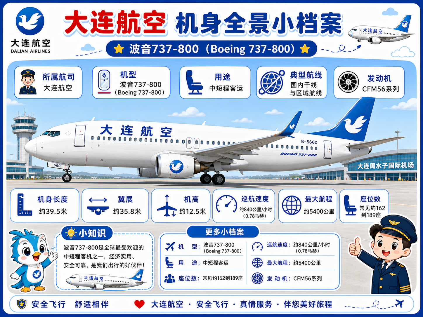 大连航空 机身全景小档案