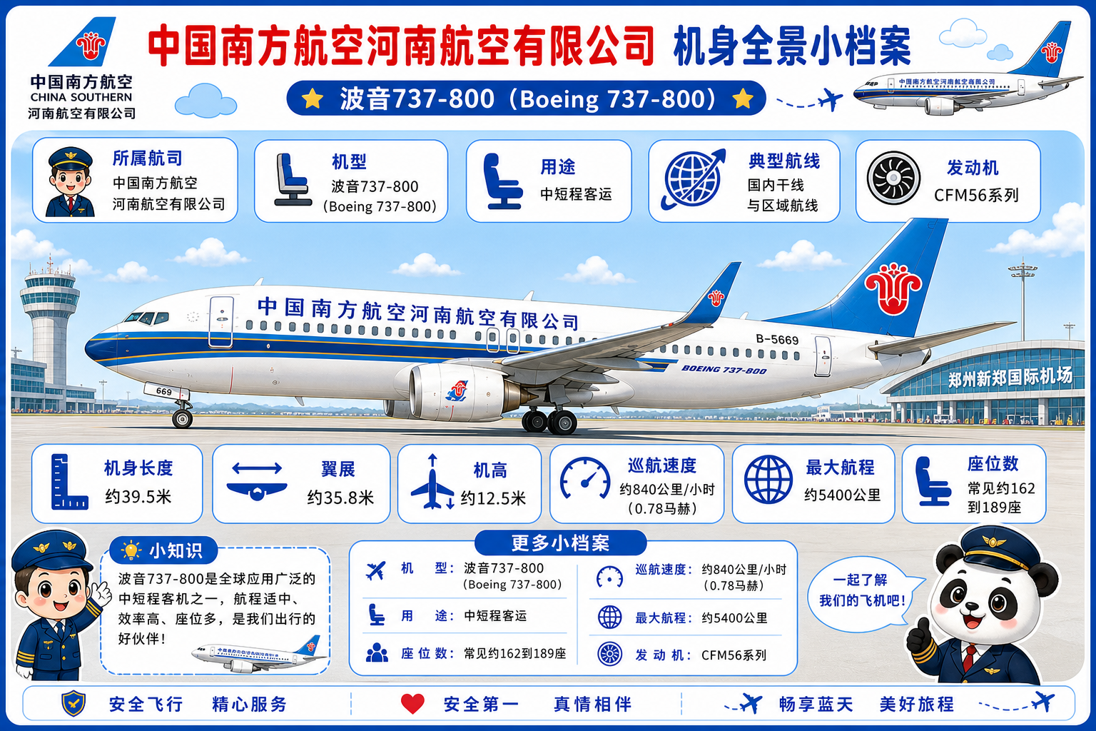 中国南方航空河南航空有限公司 机身全景小档案