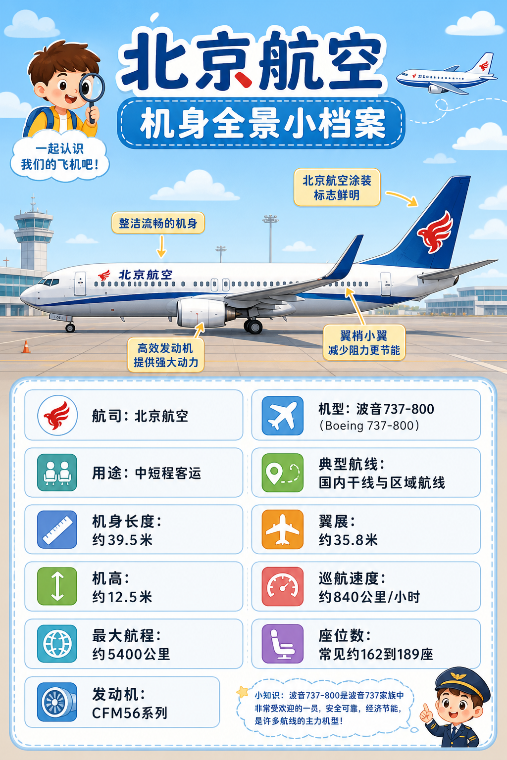 北京航空 机身全景小档案
