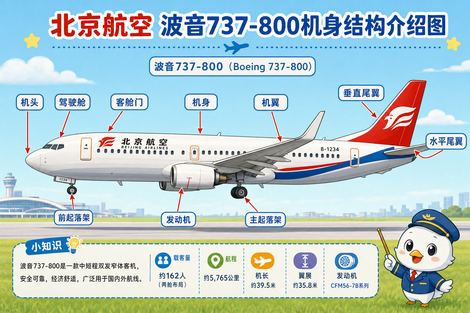 北京航空 机身结构介绍图