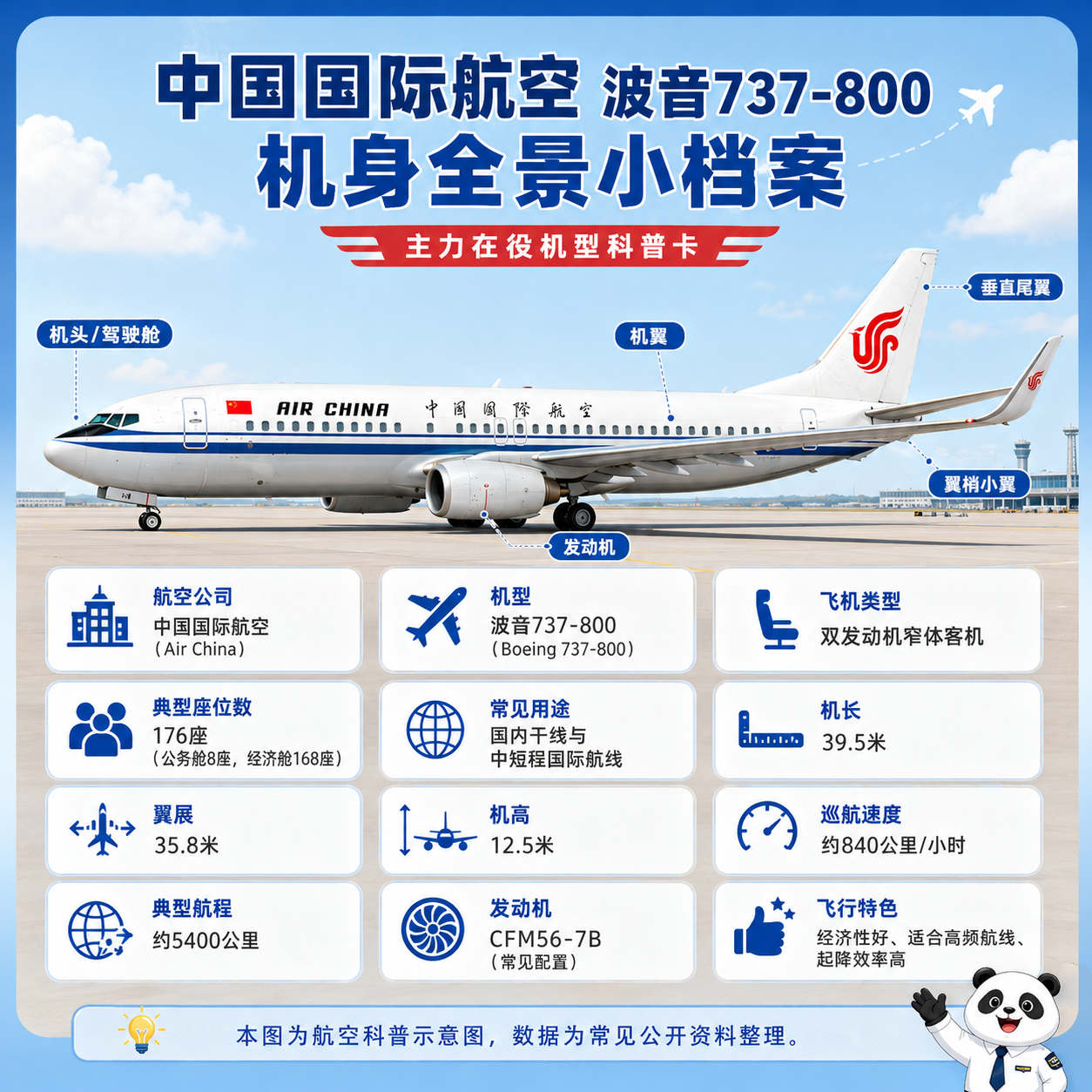 中国国际航空 机身全景小档案