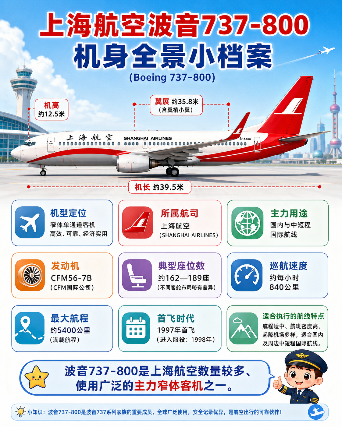 上海航空 机身全景小档案