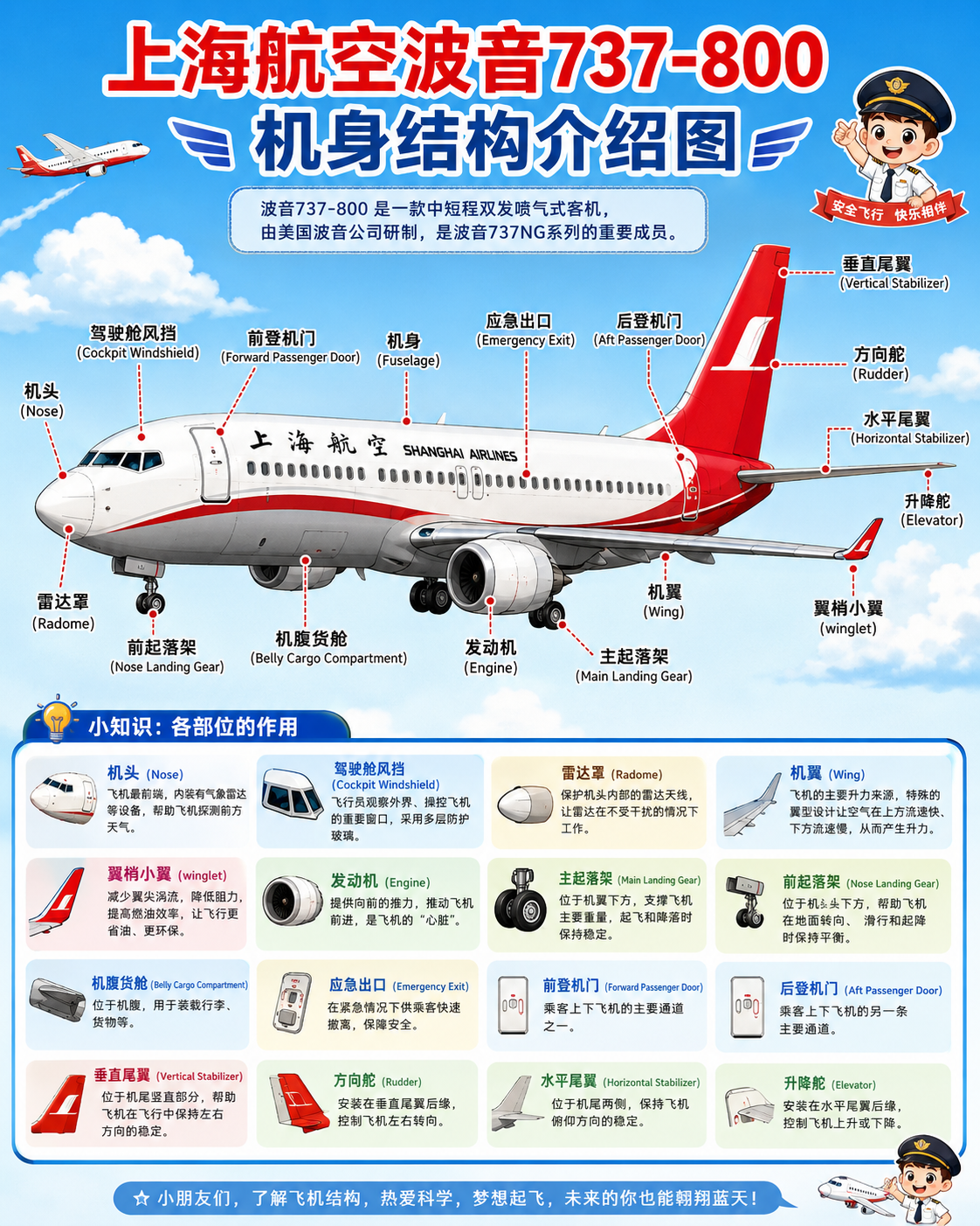 上海航空 机身结构介绍图