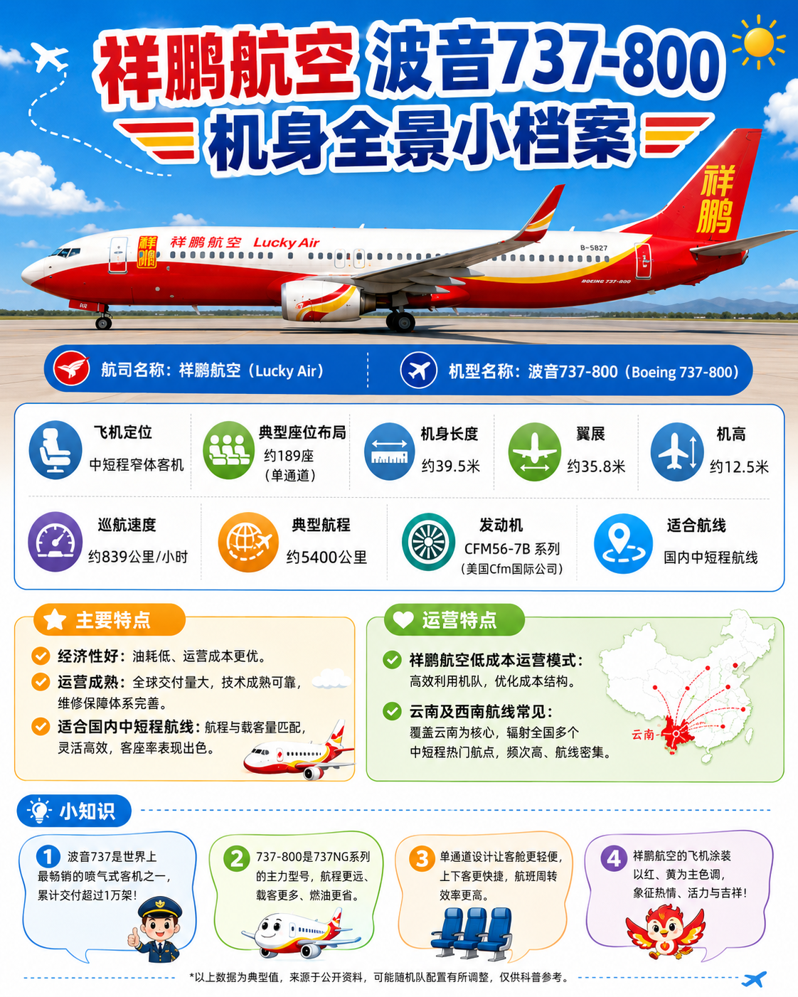 祥鹏航空 机身全景小档案
