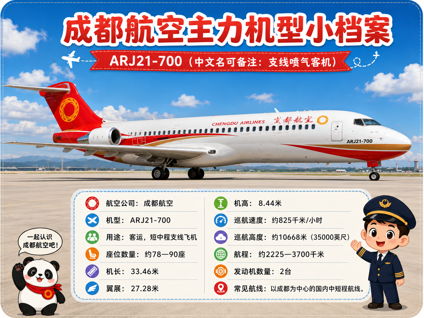 成都航空 机身全景小档案