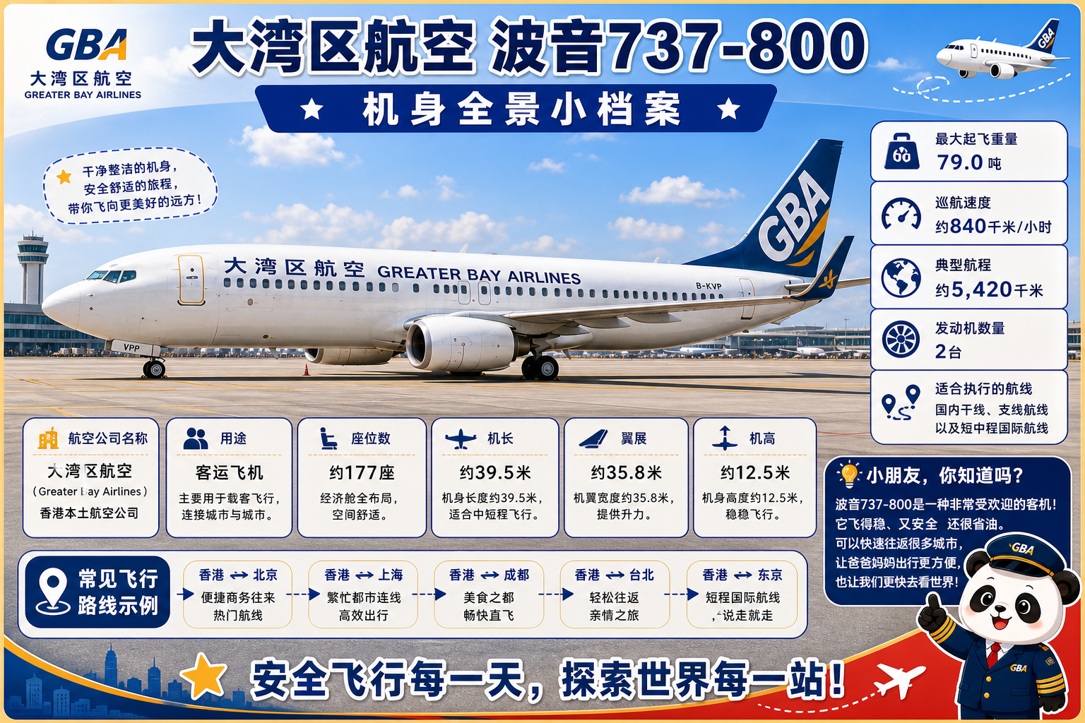 大湾区航空 机身全景小档案