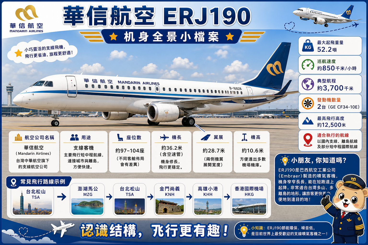 华信航空 机身全景小档案