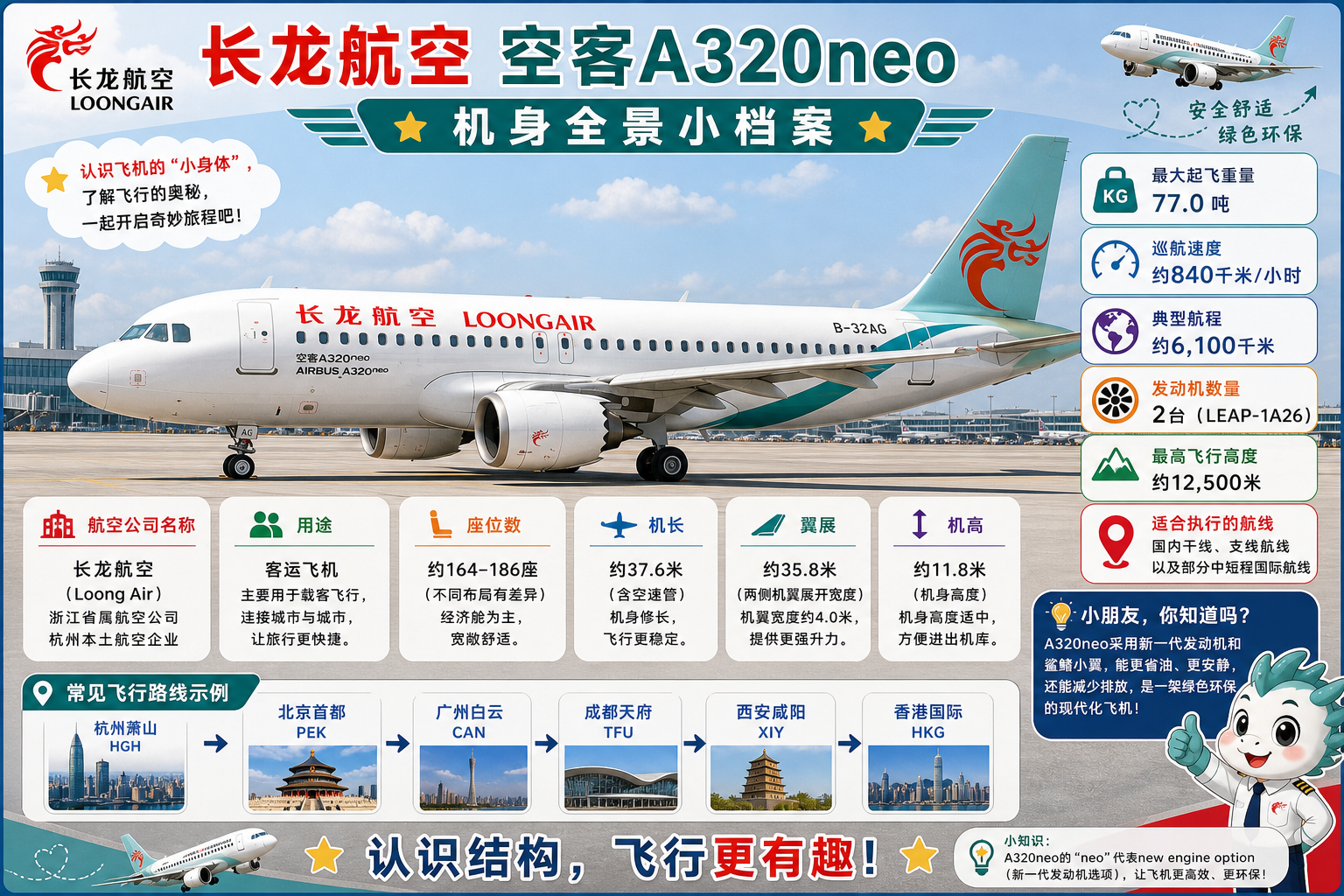 长龙航空 机身全景小档案
